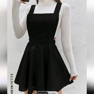 Shein Criss Cross Back Overall Dress